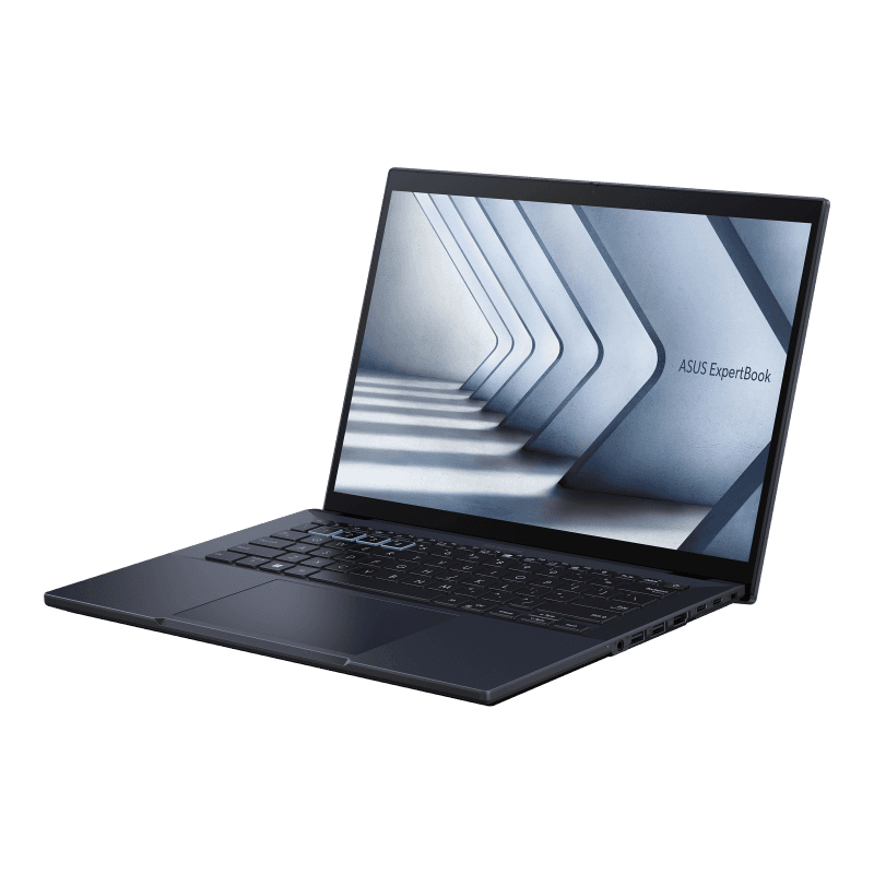ASUS ExpertBook B3 (B3404) 14-inch durable mainstream business laptop, open front view