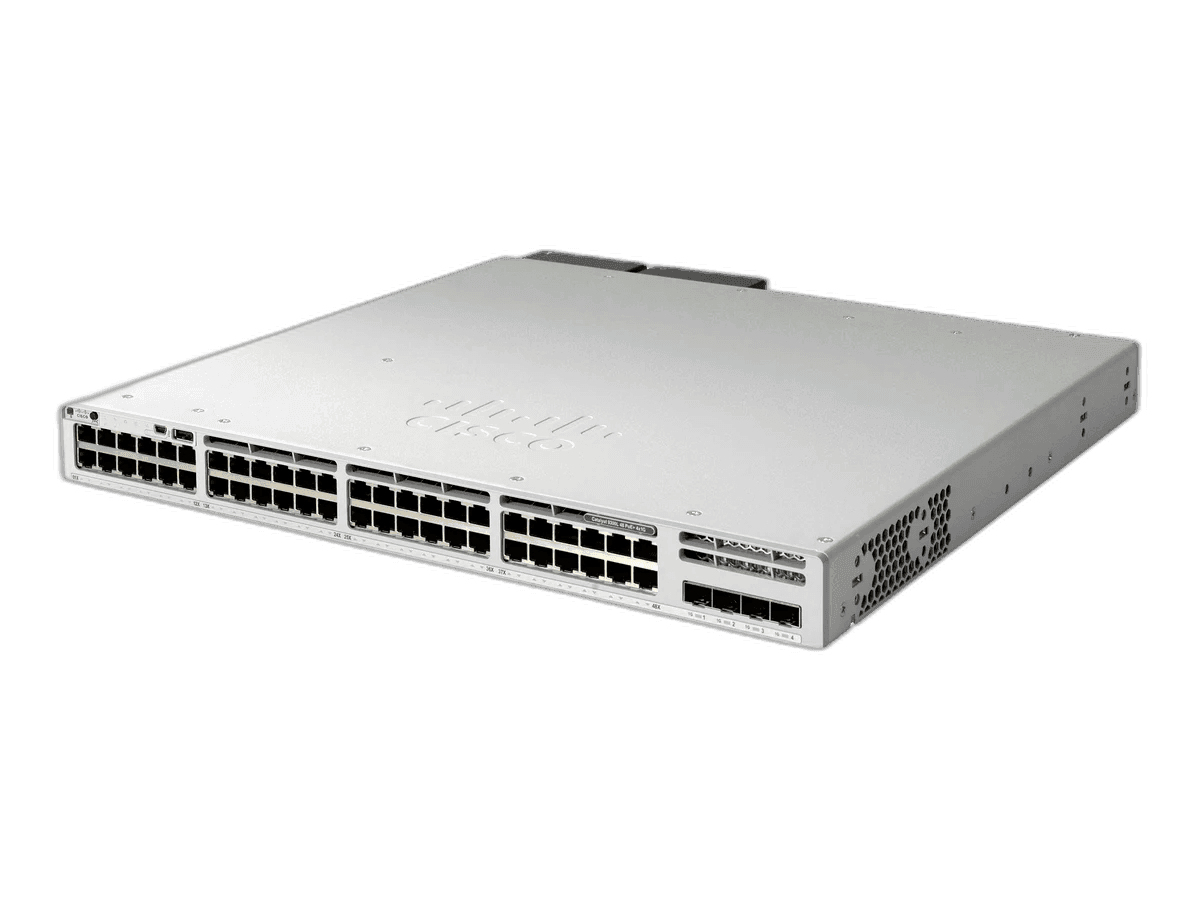 Cisco Catalyst 9300L 48-port PoE+ enterprise managed switch C9300L-48P-4G-E front view