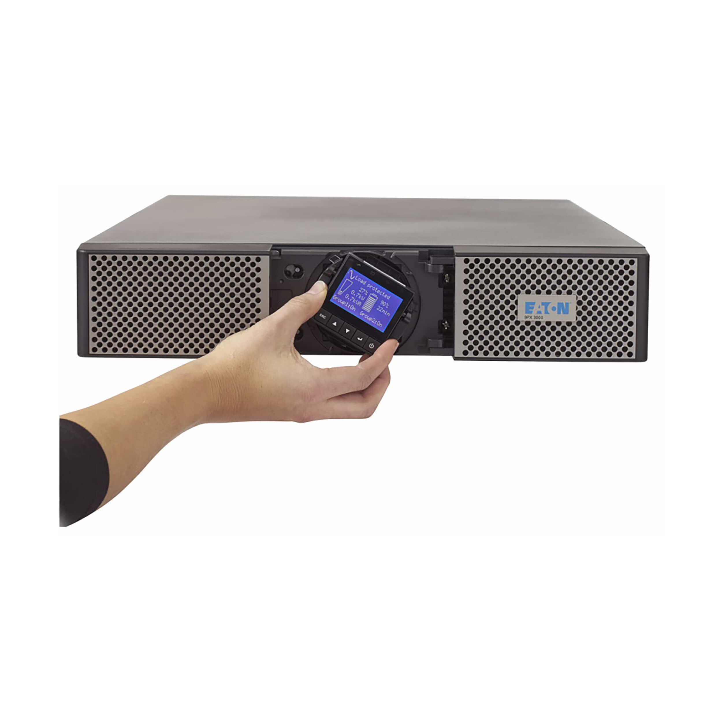 Eaton 9PX 2U rack online UPS unit front view