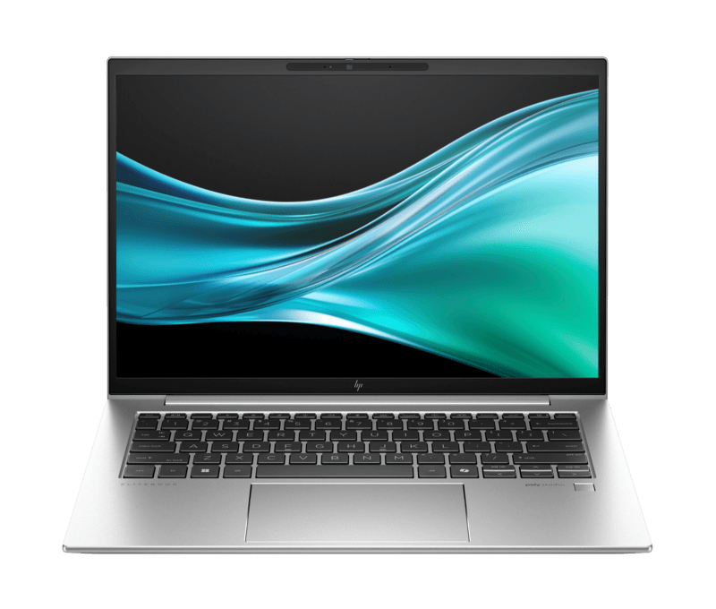 HP EliteBook 840 14 inch G11 mainstream business laptop, open front view
