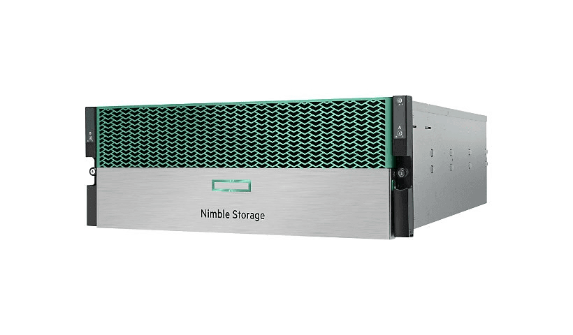HPE Nimble Storage HF60 adaptive flash hybrid array front view