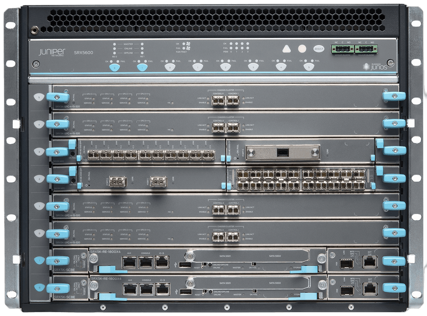 Juniper SRX5600 Services Gateway chassis front view