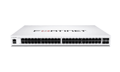 Fortinet FortiSwitch 148F 48-port managed gigabit Ethernet switch front view