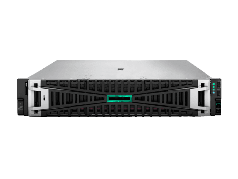 HPE SimpliVity 380 Gen11 2U hyperconverged node front view