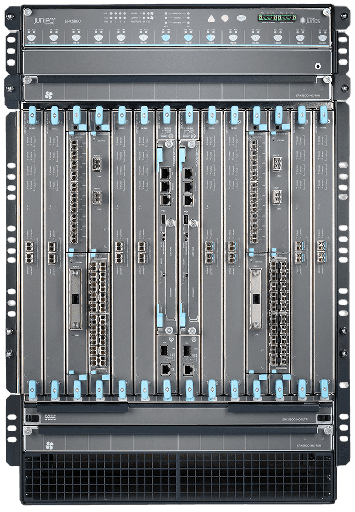 Juniper SRX5800 Services Gateway chassis front view