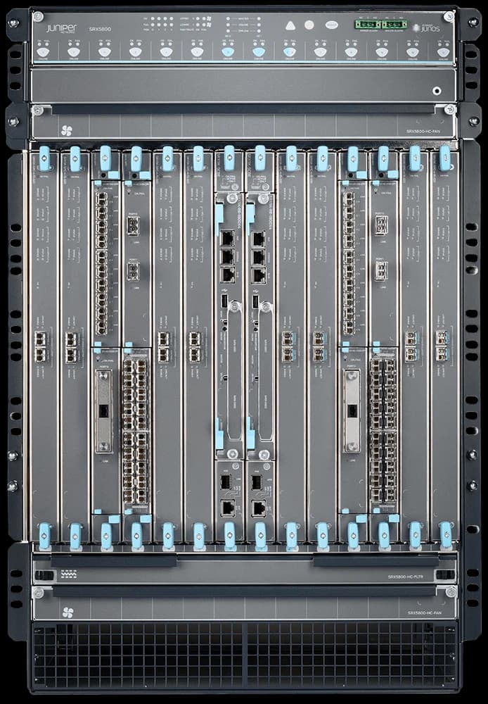 Juniper SRX5800 Services Gateway chassis front view
