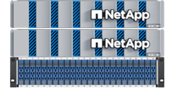 NetApp AFF A30 2U all-flash unified storage system front view