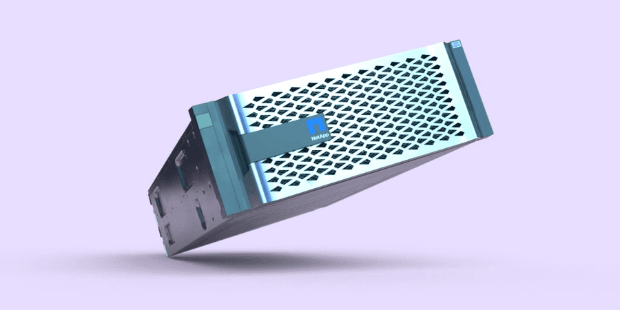 NetApp AFF A70 4U all-flash unified storage system front view