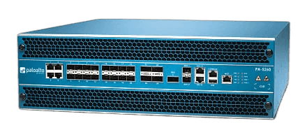 Palo Alto Networks PA-5260 PA-5280 3U high-capacity data centre NGFW front view