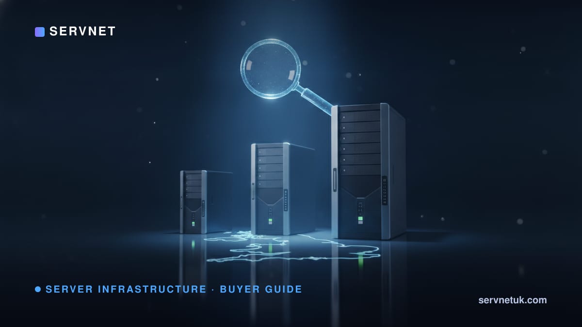 1U vs 2U vs 4U servers: a form-factor buyer's guide for 2026 (UK) — article cover art