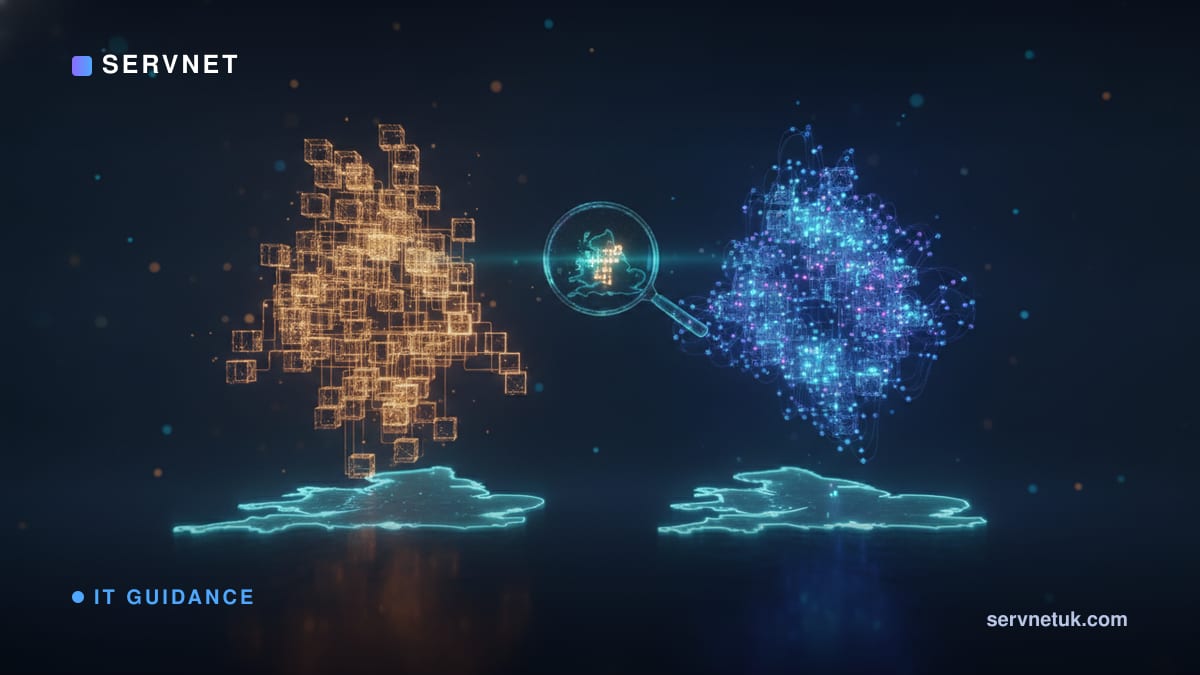 Active Directory vs Entra ID: explained for business (UK 2026) — article cover art