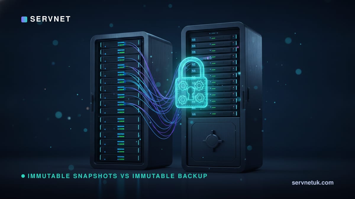 Immutable Snapshots vs Immutable Backup: Layer Comparison — article cover art