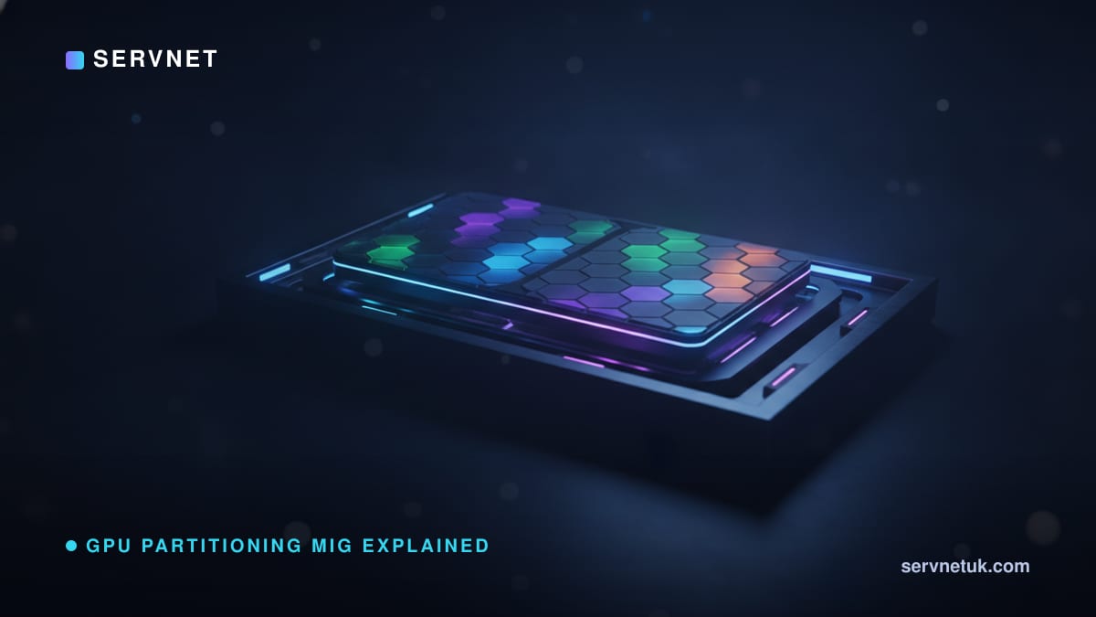 GPU Partitioning MIG Explained: MIG vs Time-Slicing (UK 2026) — article cover art