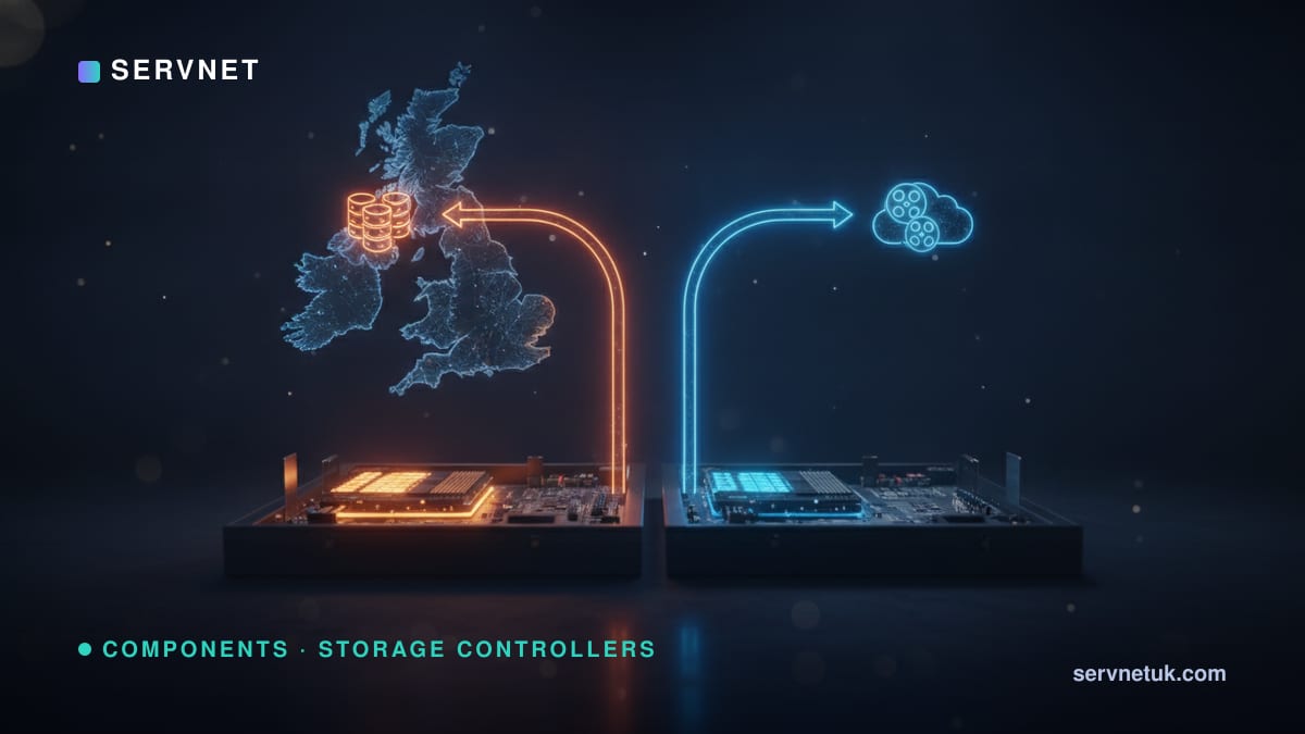 Hardware RAID vs software RAID vs HBA passthrough: the 2026 decision (UK) — article cover art