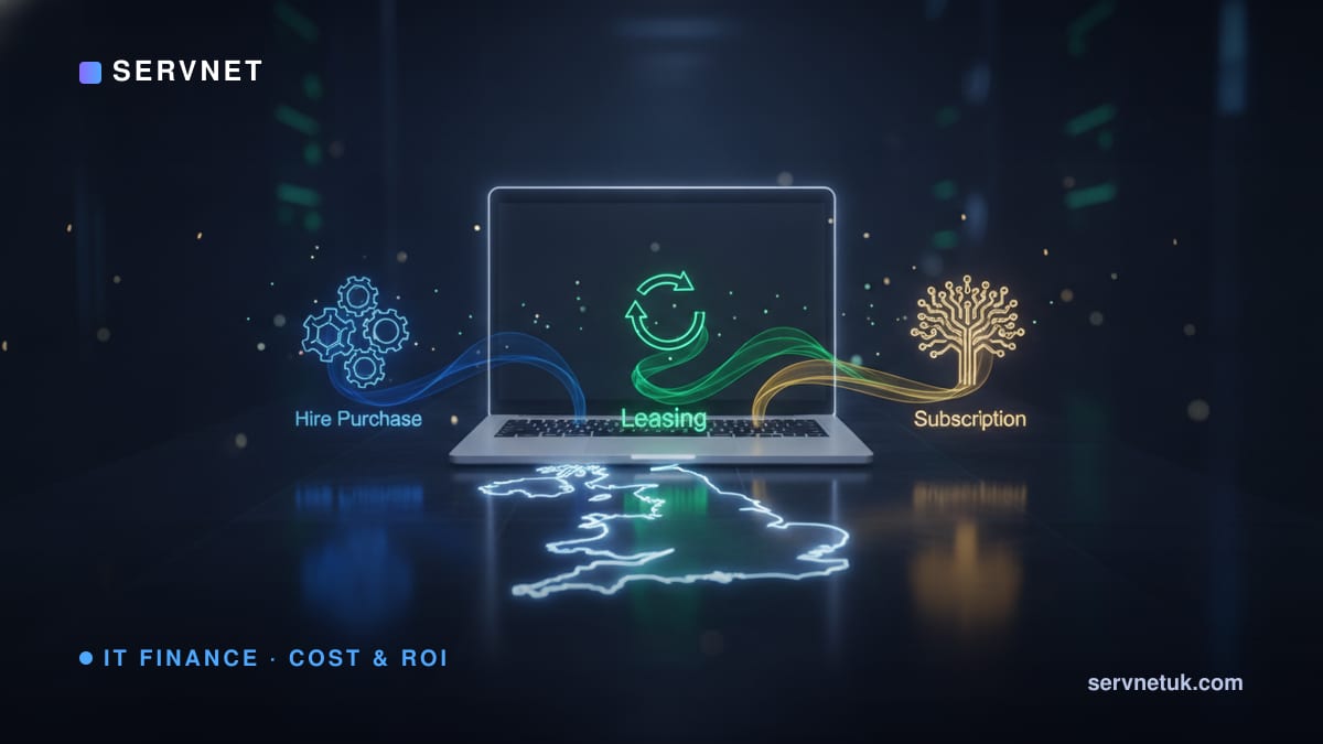 IT equipment finance: hire purchase vs leasing vs subscription (2026 UK guide)