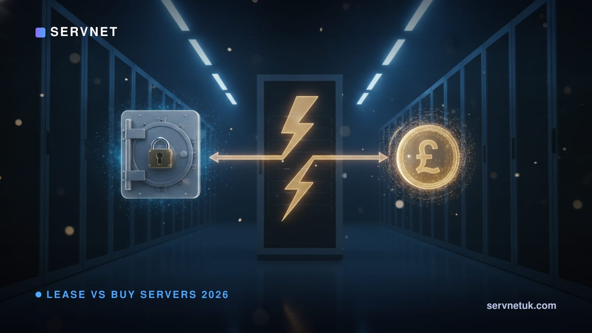 Lease vs Buy Servers 2026: The CapEx-OpEx Maths Reworked — article cover art