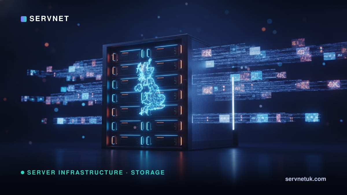 Storage servers for media and entertainment: spec'ing for 4K and 8K video editing (UK 2026) — article cover art