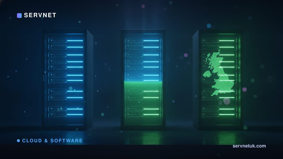 Public vs private vs hybrid cloud, explained simply (UK 2026) — article cover art