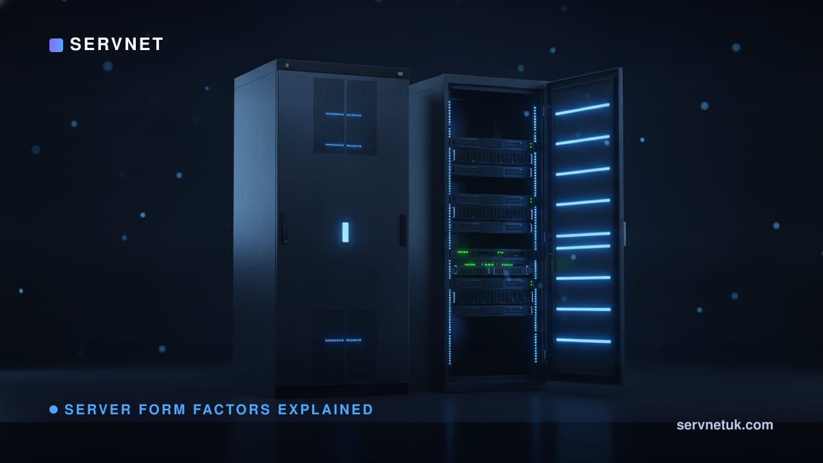 Server Form Factors Explained 2026: Rack vs Tower vs Blade — article cover art