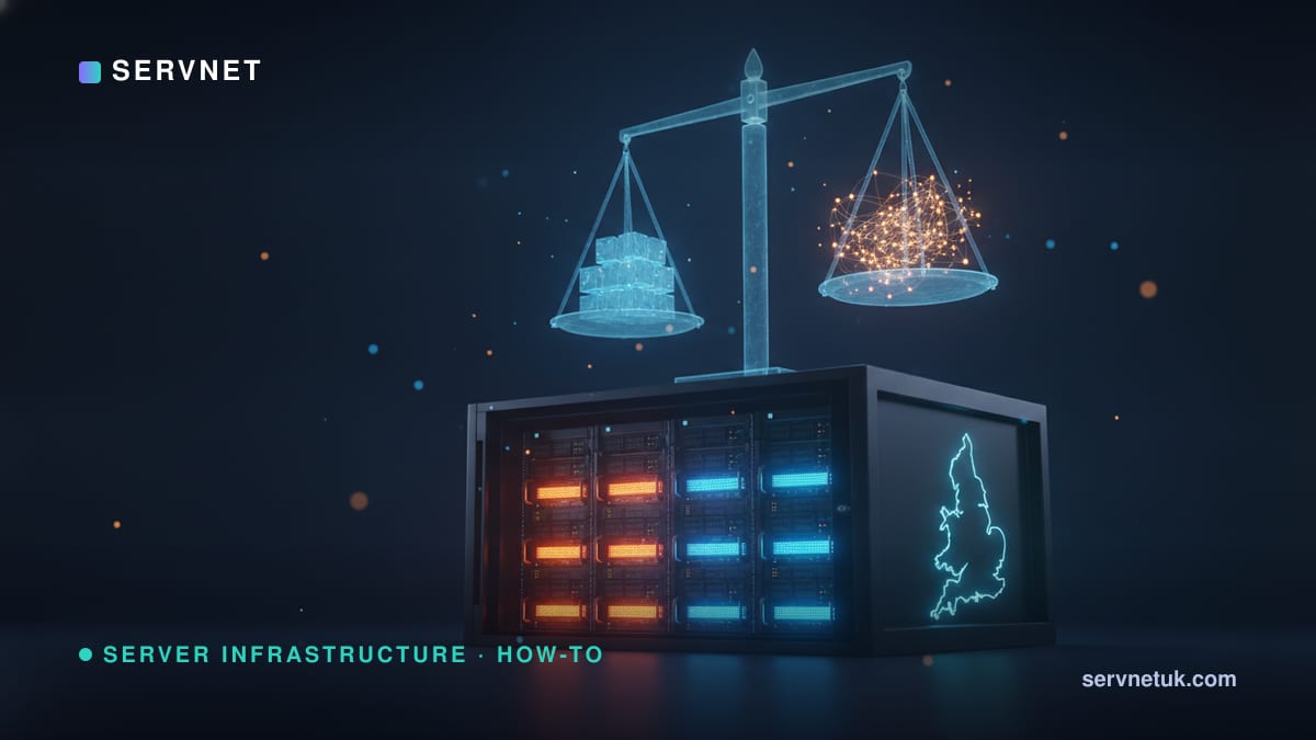 How much storage, and what tiers, does your server need? (UK 2026) — article cover art