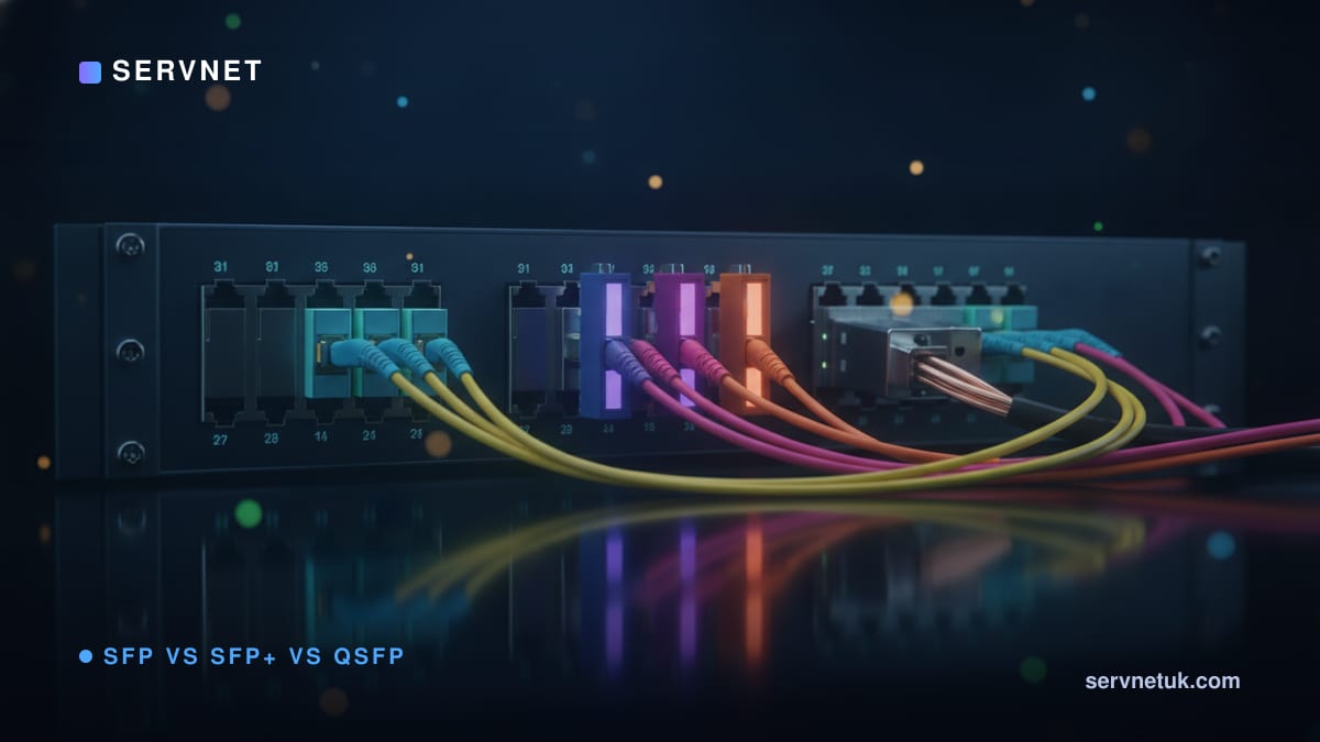 SFP vs SFP+ vs QSFP Transceivers Explained: 2026 Guide — article cover art