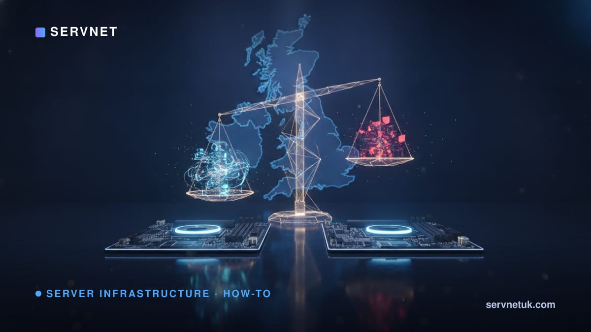 Single-socket vs dual-socket servers: which do you actually need? (UK 2026) — article cover art