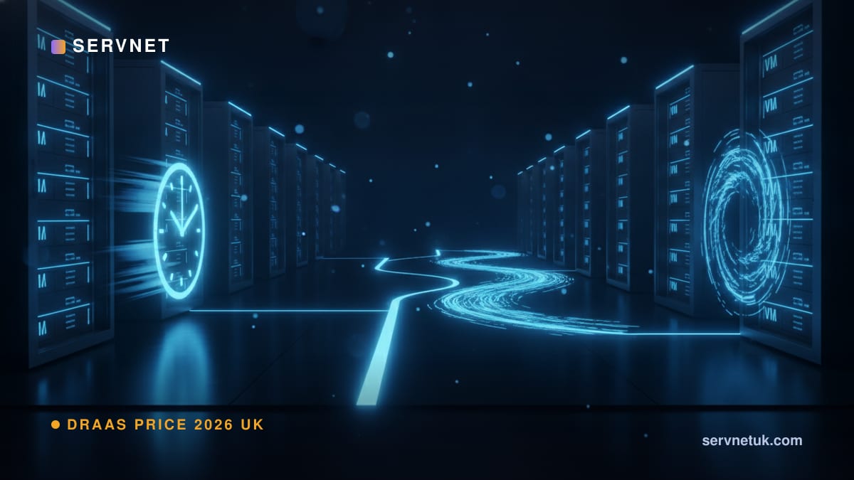 DRaaS Price 2026 UK: Benchmarking Cost, RTO and Failover — article cover art
