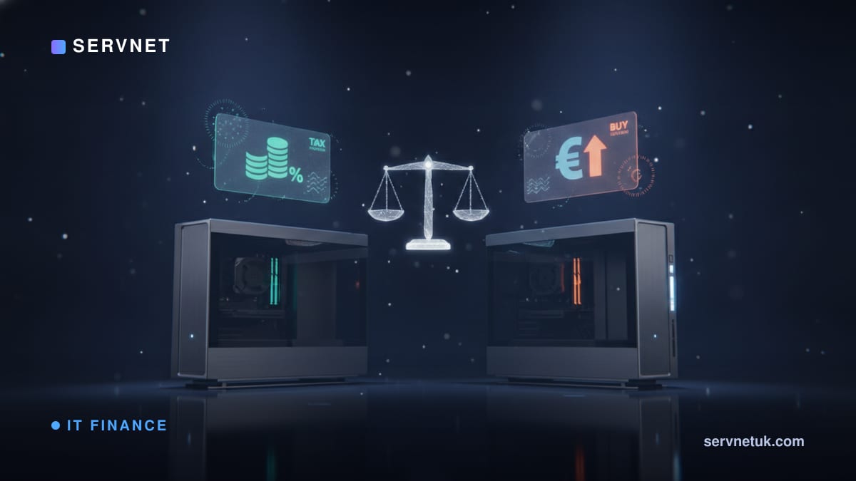 VAT on IT equipment: lease vs hire purchase vs buying outright