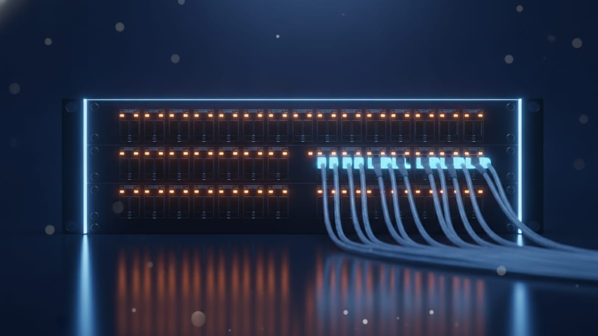 Illustration: 800G AI Fabrics 2026: InfiniBand vs Ethernet for UK