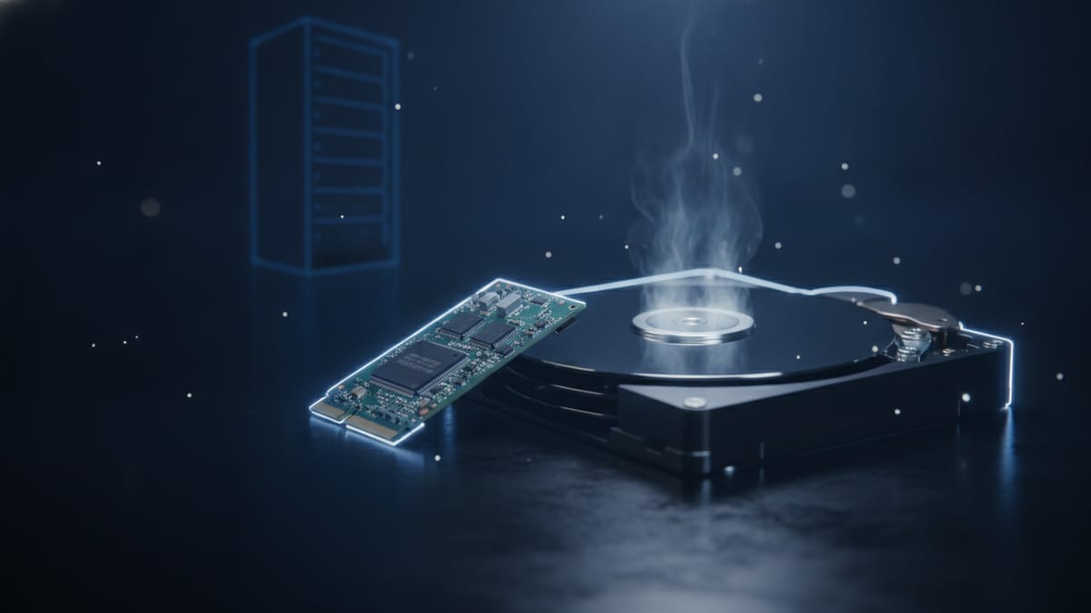 Illustration: SSD vs HDD Cost Per TB 2026: The 22.6x Capacity Gap