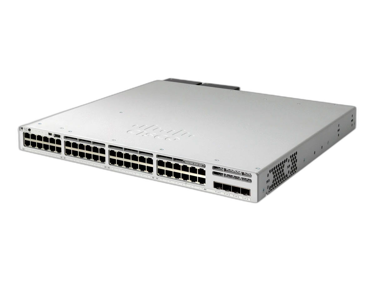Cisco Catalyst 9300L 48-port PoE+ enterprise managed switch C9300L-48P-4G-E front view