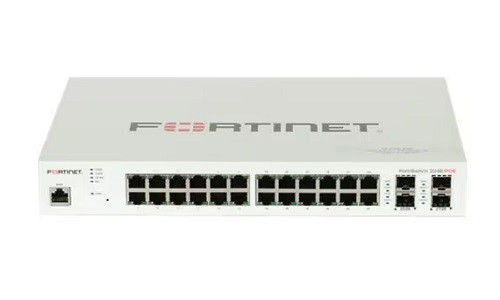 Fortinet FortiSwitch FS-224E 24-Port Gigabit Ethernet Switch front view
