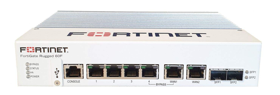 Fortinet FortiWiFi 60F wireless next-generation firewall with integrated Wi-Fi front view