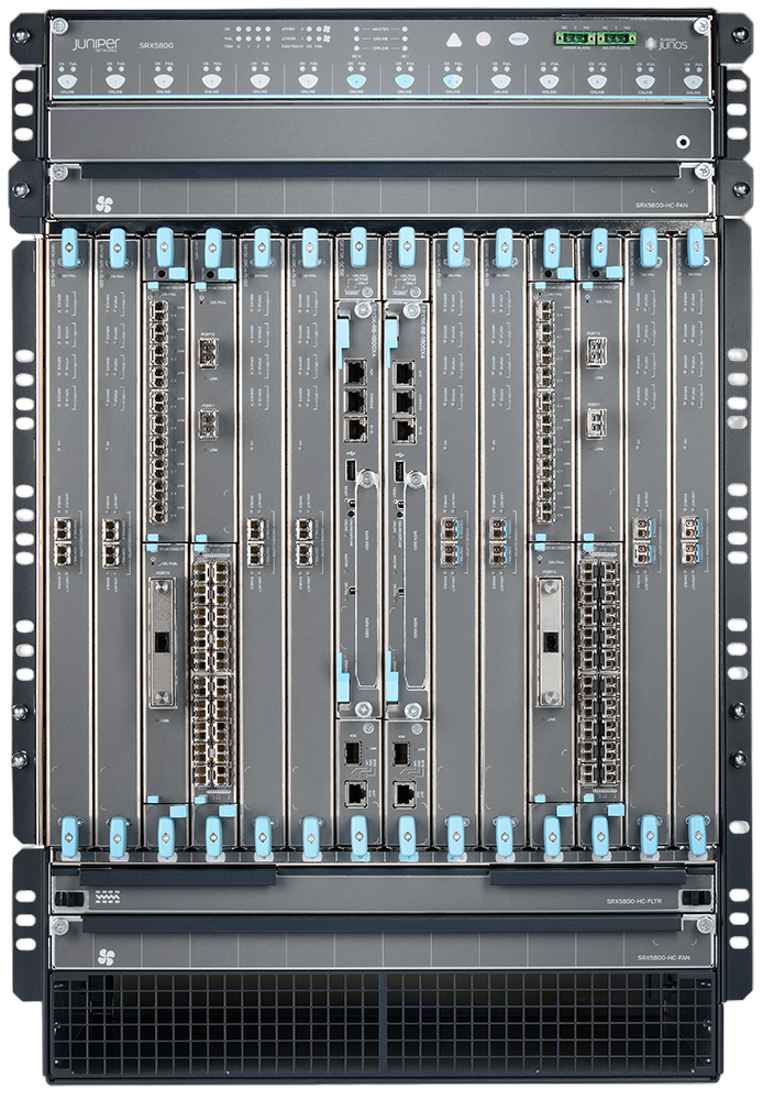 Juniper SRX5800 Services Gateway chassis front view