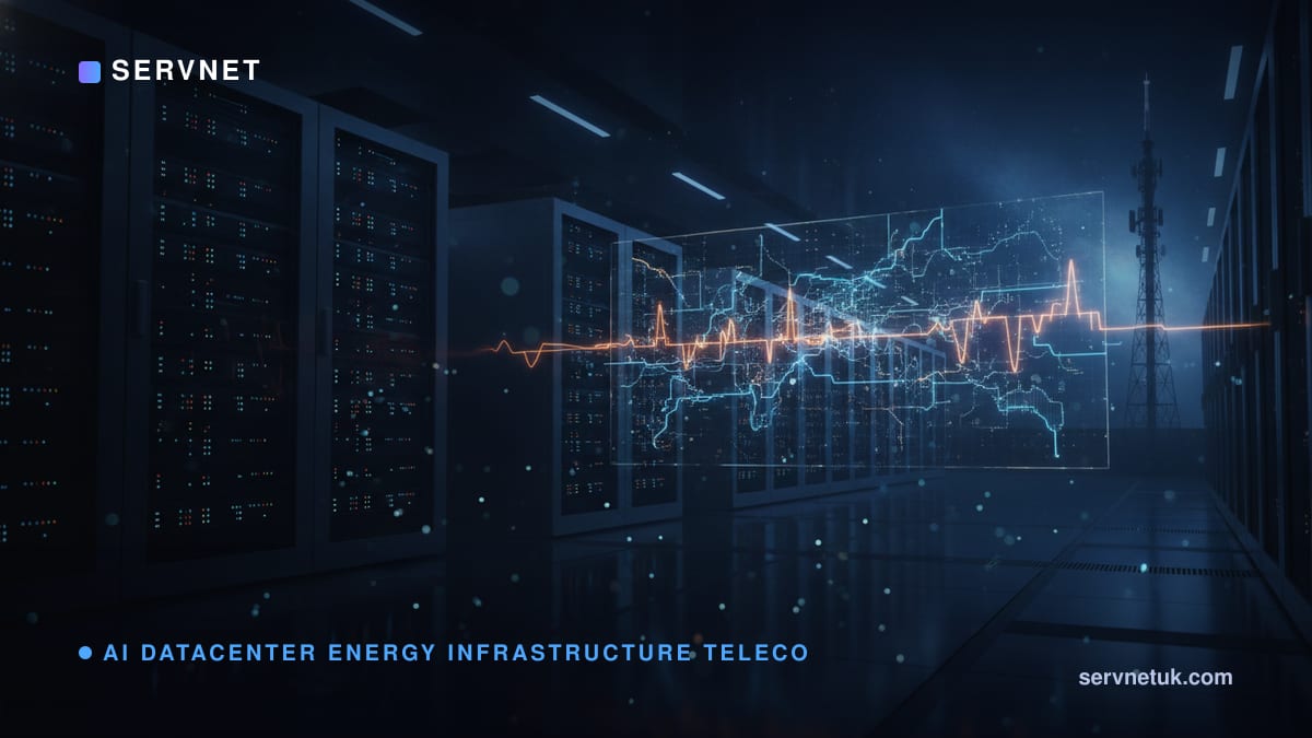 AI Datacentre Energy Meets Telecoms Grid in UK 2026 — article cover art