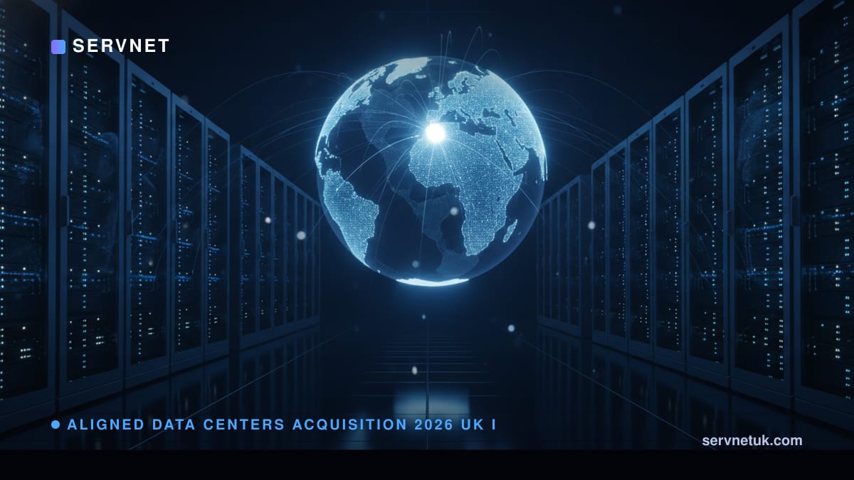 Aligned Data Centers $40bn Deal: UK Impact 2026 — article cover art