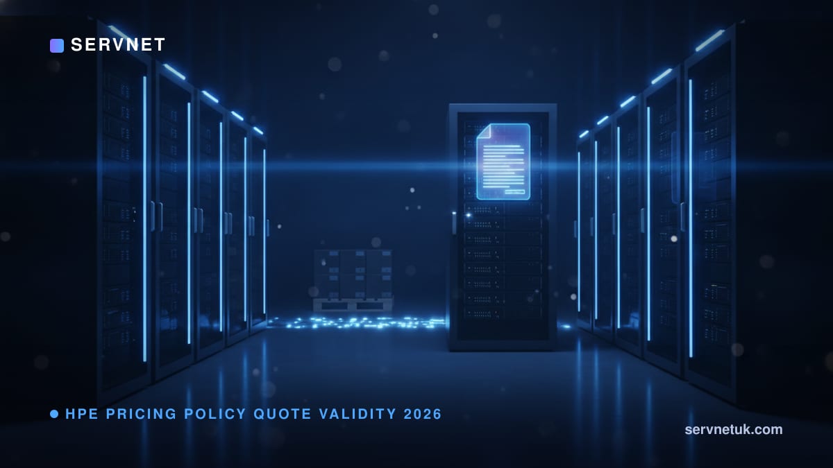 HPE Pricing Policy 2026: Quotes Now Valid to Shipment — article cover art