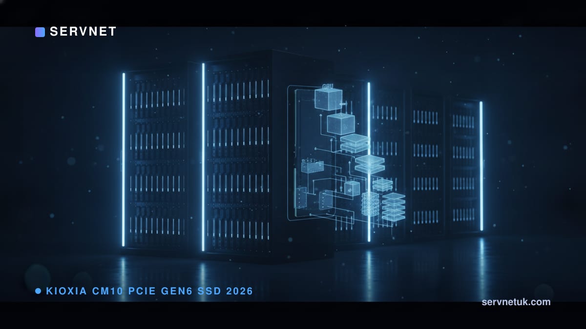 KIOXIA CM10 PCIe Gen6 SSD 2026: What UK Buyers Need — article cover art