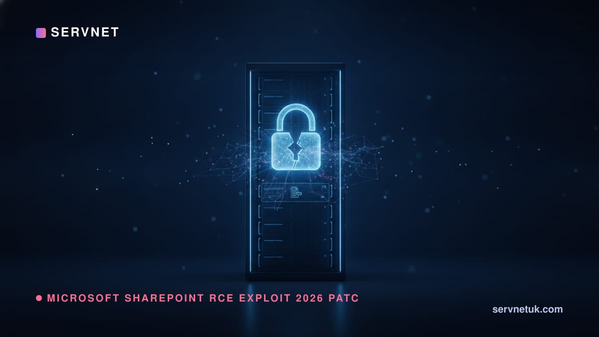 SharePoint RCE Exploit 2026: Why UK Firms Must Patch Now