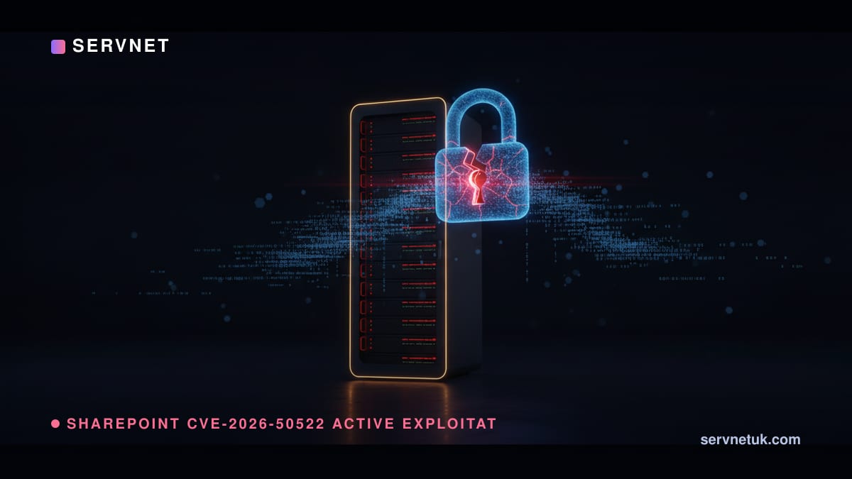 SharePoint CVE-2026-50522 Exploitation: UK Guide 2026 — article cover art