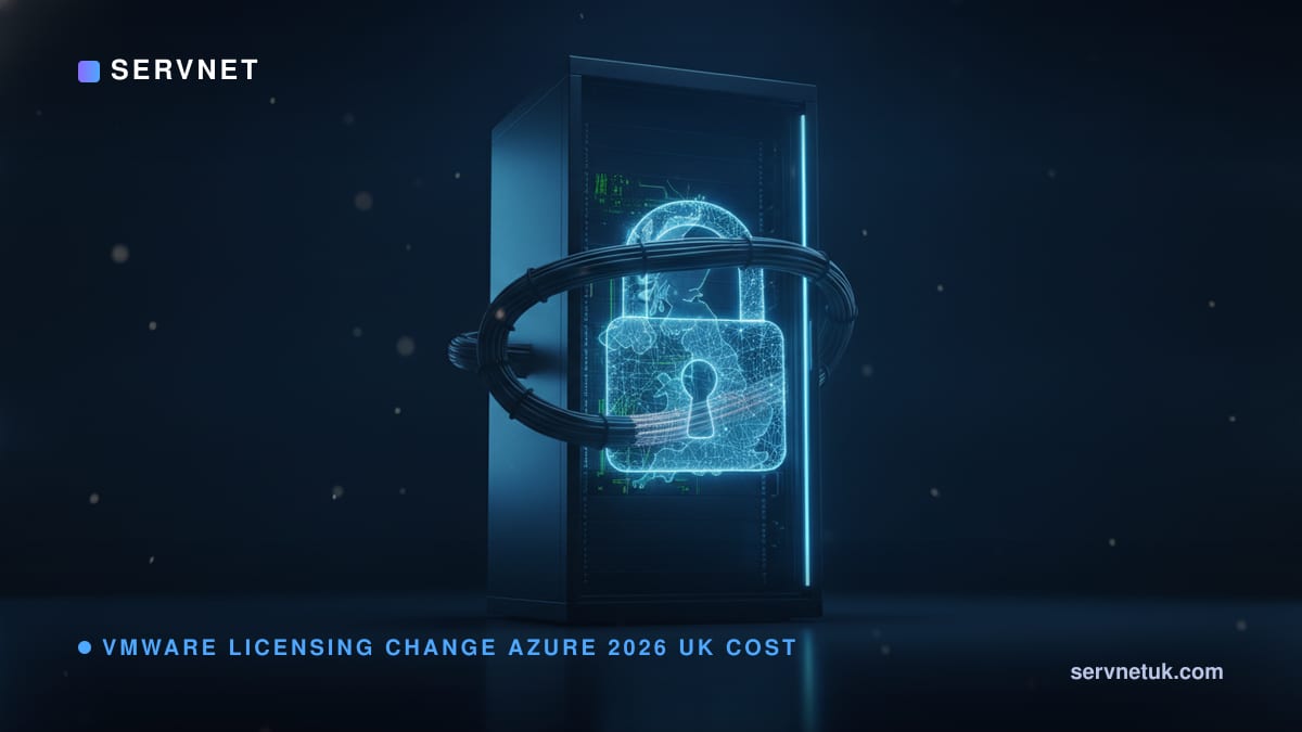 VMware Licensing Change Azure 2026: UK Cost Impact — article cover art