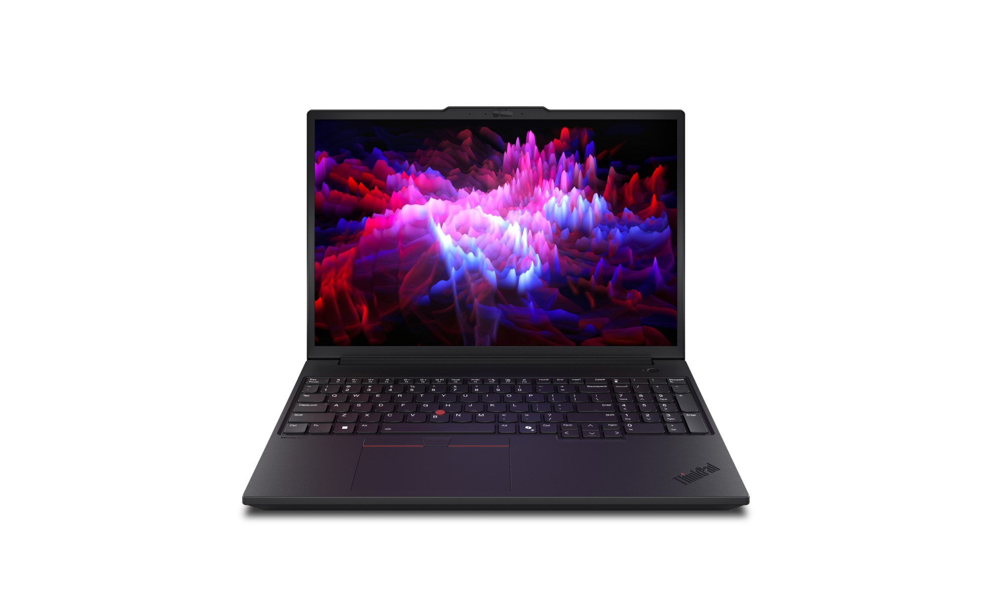 Lenovo ThinkPad P16v Gen 3 mobile workstation in black — side profile showing Thunderbolt 4, HDMI 2.1 and USB-A ports
