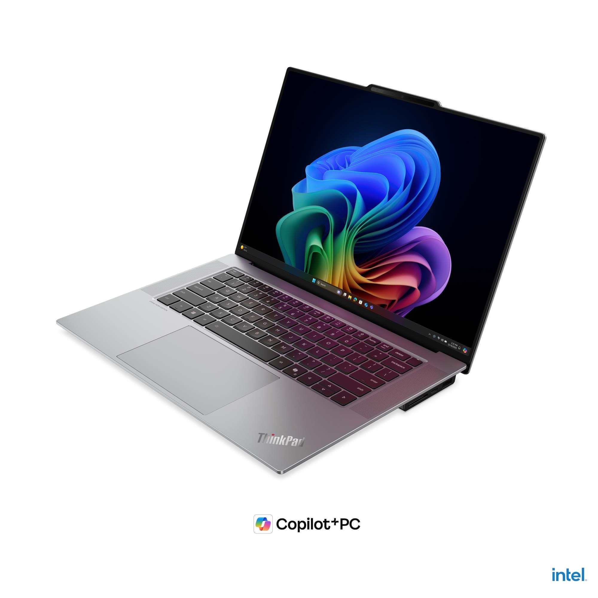 Lenovo ThinkPad X9-15p Gen 1 Aura Edition business laptop in Grey — front view with 15.3-inch 2.8K OLED display