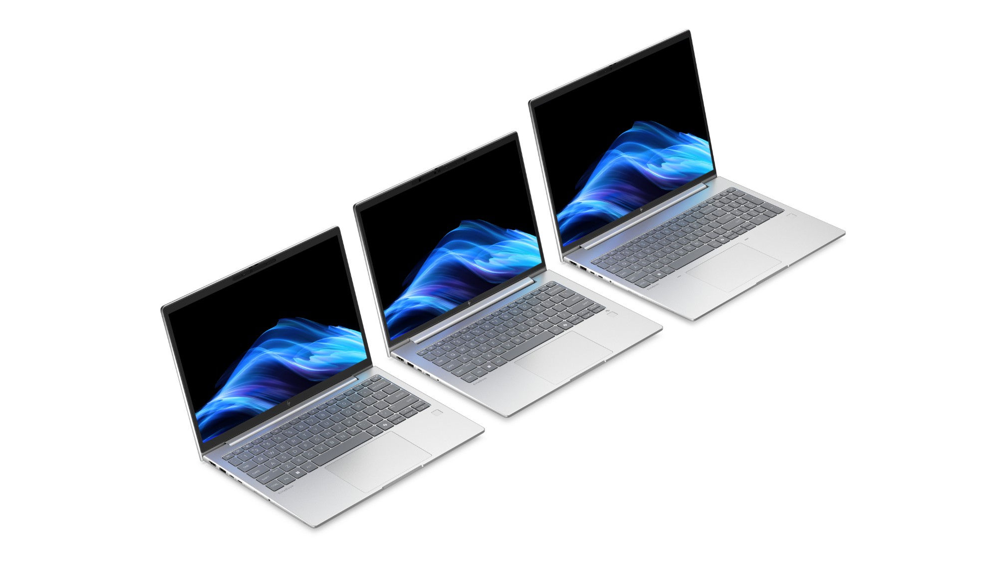 HP EliteBook 6 G1a shown from the side highlighting the thin aluminium chassis and port layout