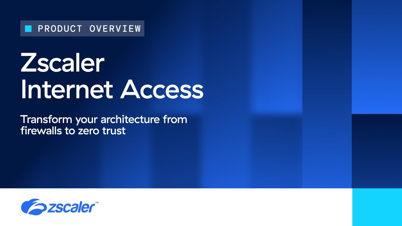 Zscaler Internet Access (ZIA) — cloud-native secure web gateway showing inline TLS inspection, AI-powered threat protection, URL filtering, CASB controls, and real-time cloud firewall for internet-bound traffic